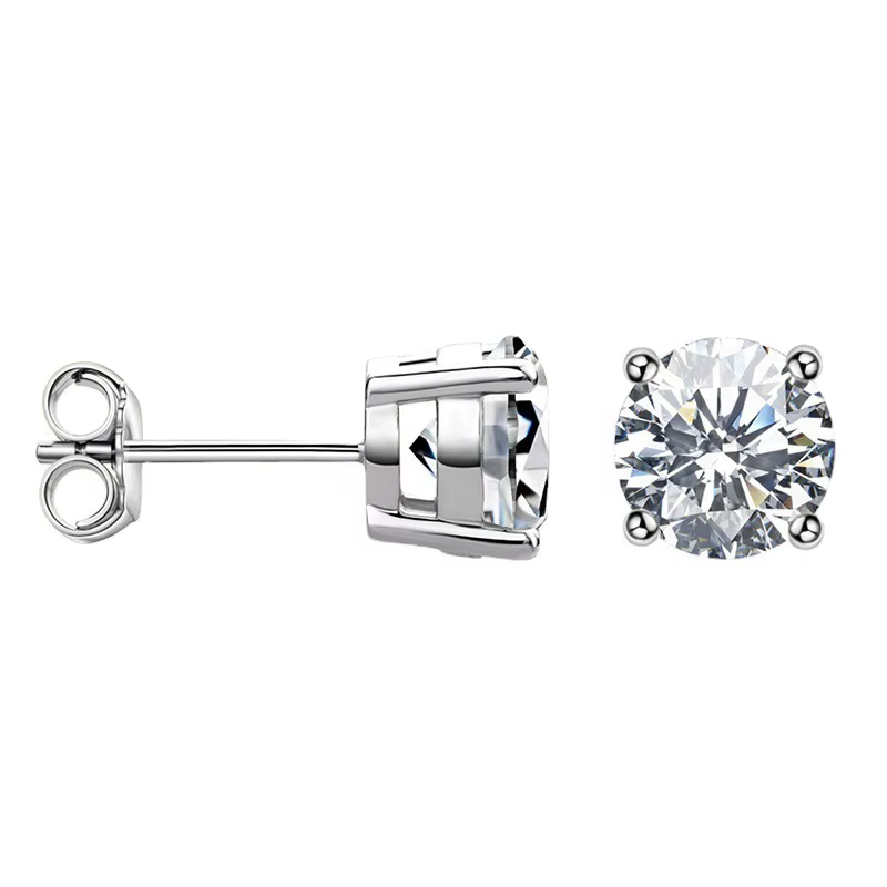 Moissanite Stud Earrings