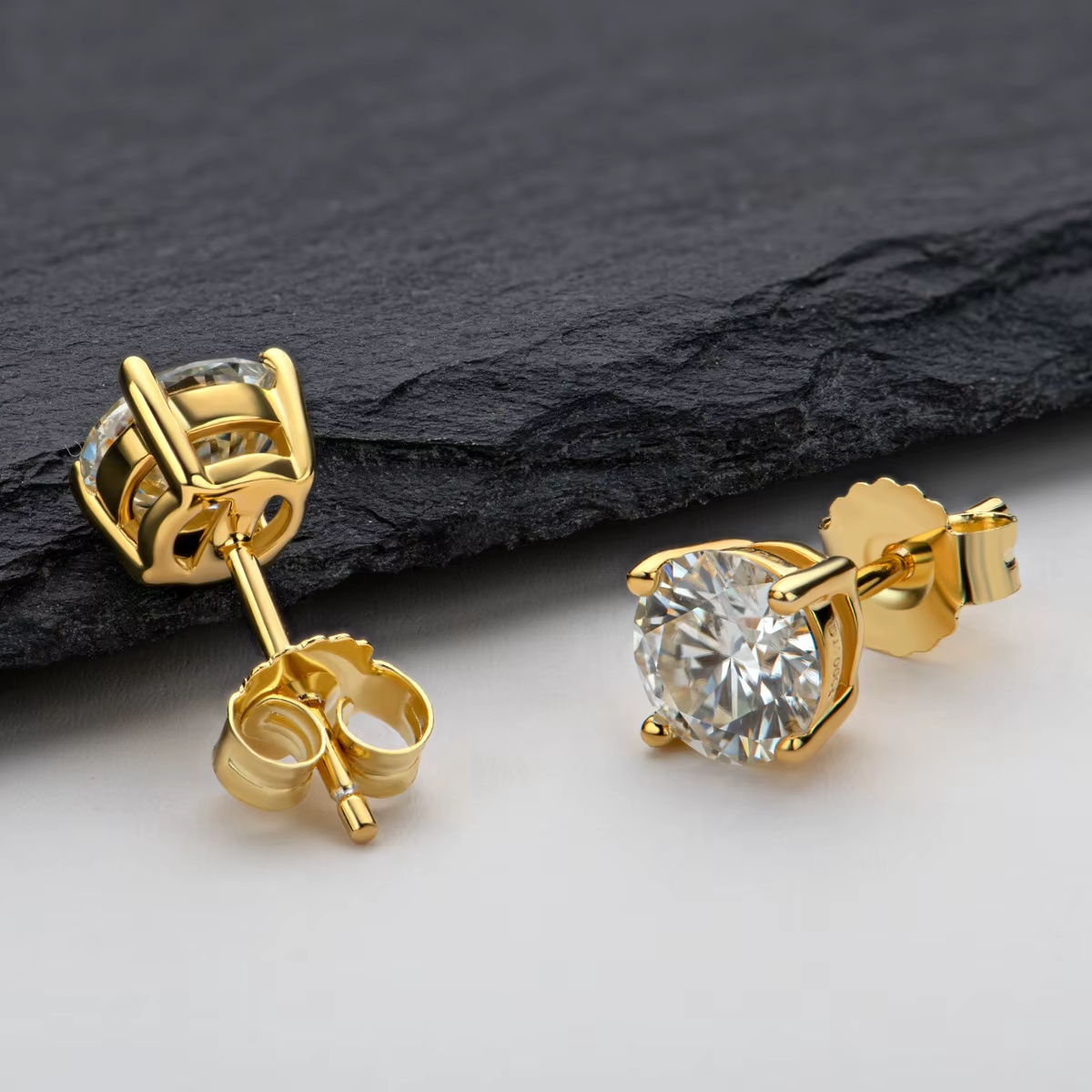 Moissanite Stud Earrings